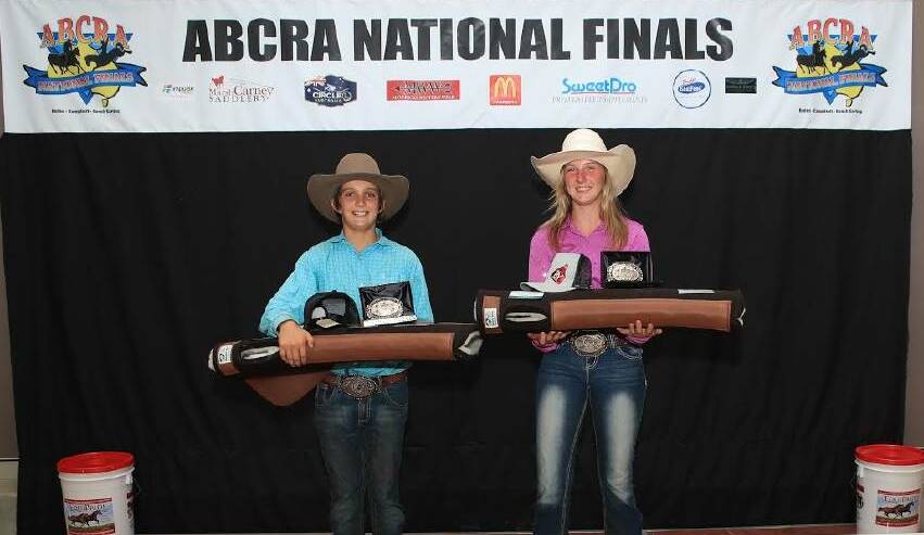 Levi and Bobbi Ward were both crowned the all-round champions in their divisions. Photo: Jodie Adams Photography
