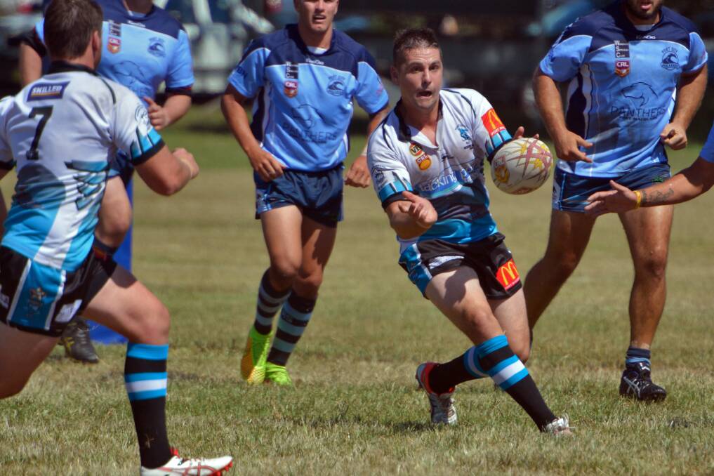 Dave Geary in action for the Port Macquarie Sharks.