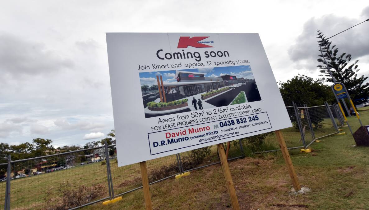 It's coming: Port Macquarie will be home to the latest Kmart store after construction began on Thursday.