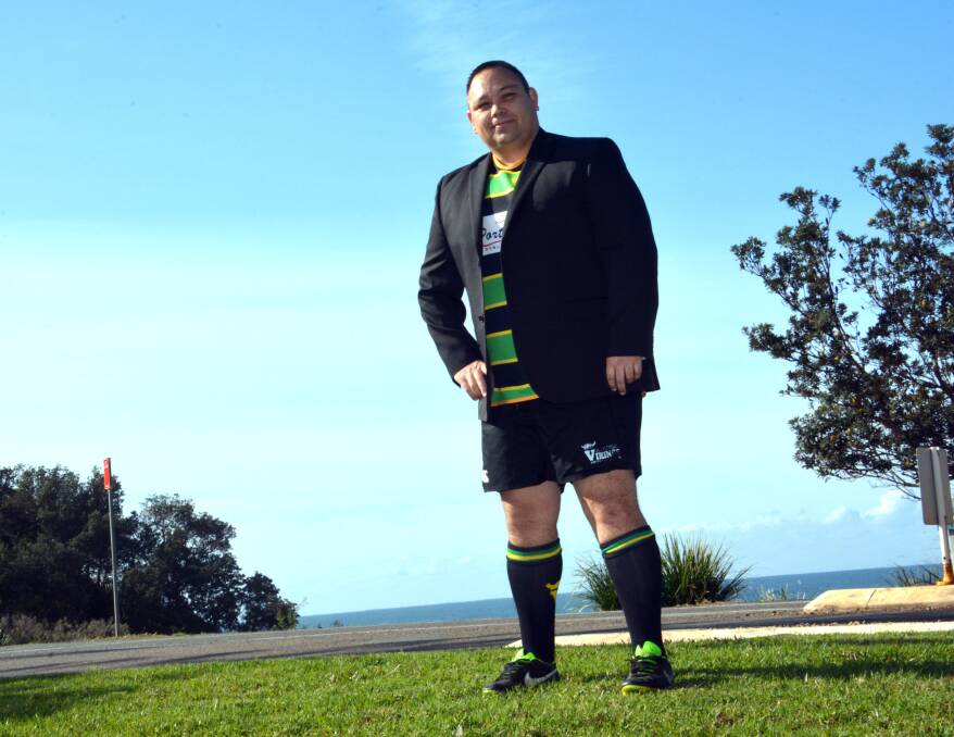 Brent Horan is set for the Vikings ball, and their match against Coffs Snappers on Saturday. Pic: PETER GLEESON