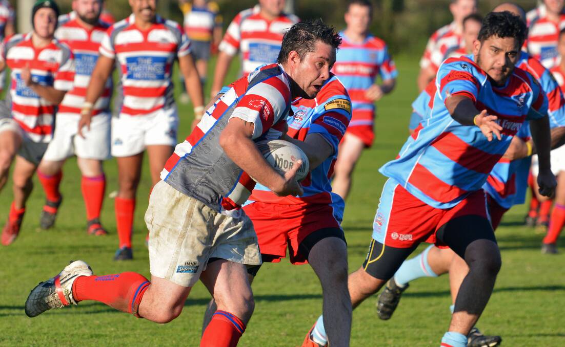 Aaron Robinson in action for Wauchope Thunder.