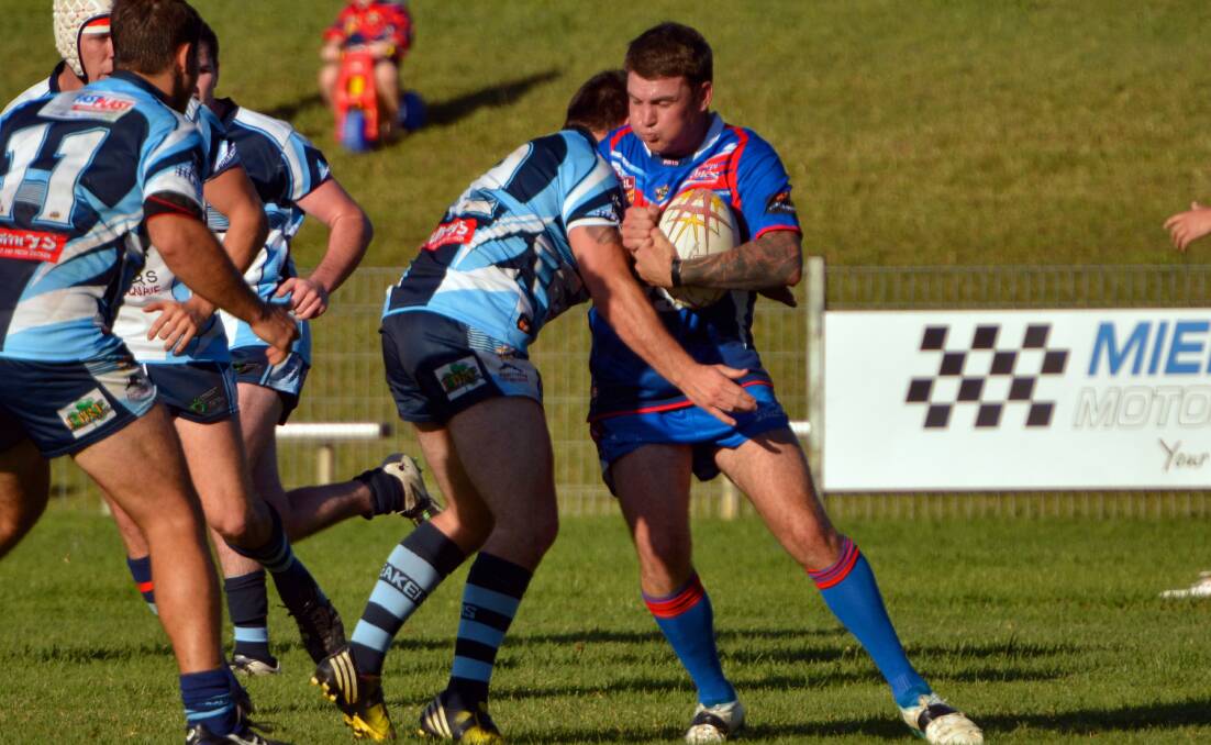 Century: Chris Hudson played his 100th senior game for Wauchope Blues on the weekend.