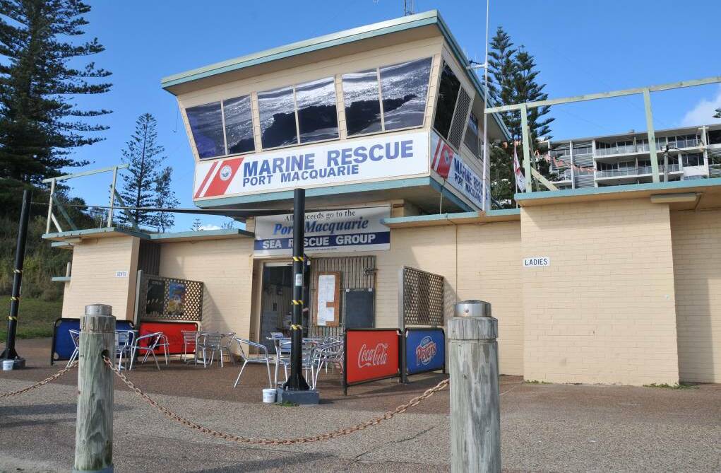 The Marine Rescue and kiosk prior to renovation.