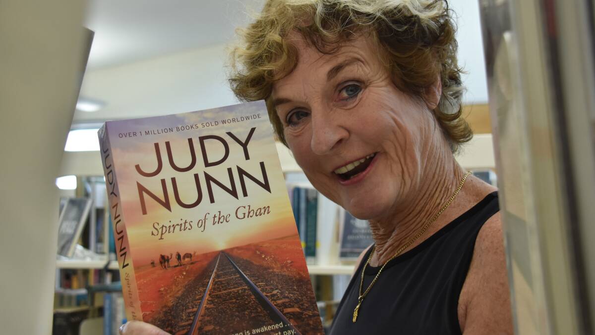 Write stuff: Author Judy Nunn promotes her latest book at Port Macquarie Library.