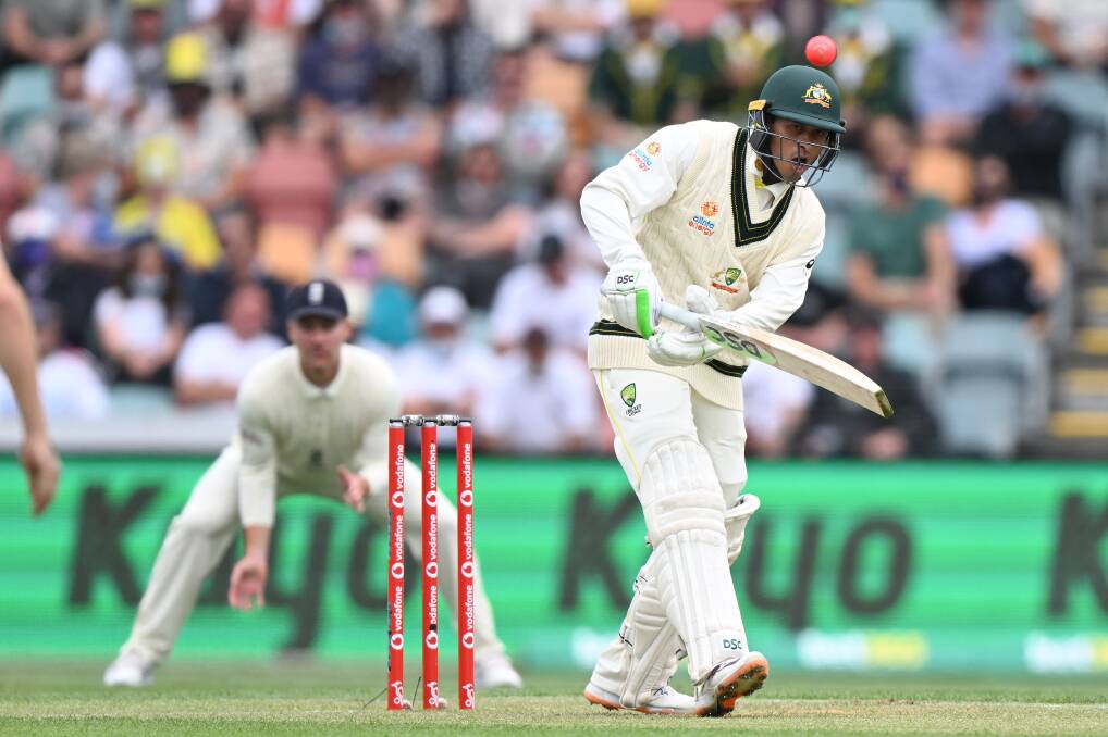 FAIL: The decision to use Usman Khawaja as David Warner's opening partner was a dismal failure in Hobart. Photo by Steve Bell/Getty Images