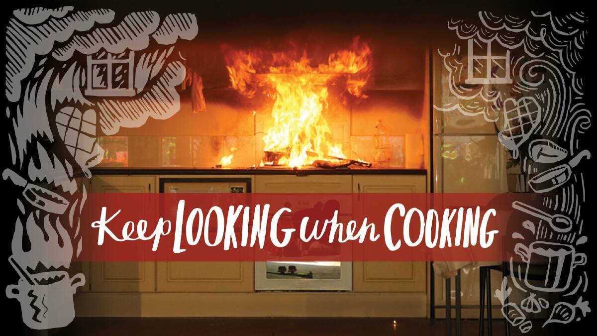 Reminder: Keep looking when cooking