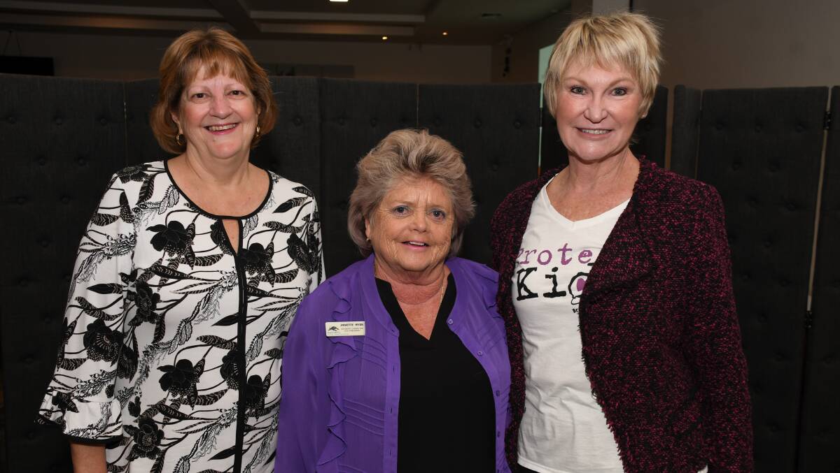 Jenny Watts, Jeanette Hyde and Erica Nelson from Bravehearts.