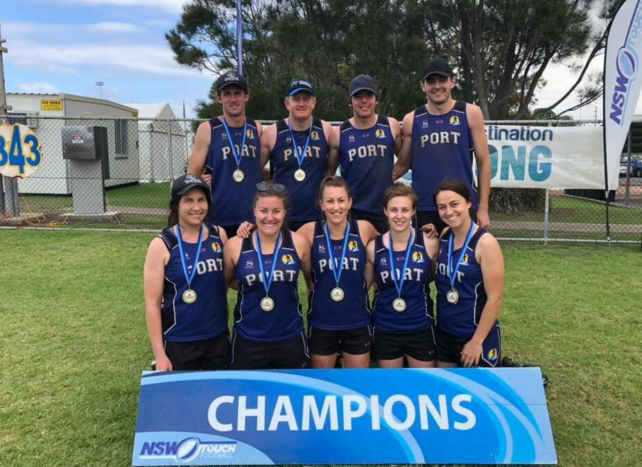 Country champs: The Port Macquarie Makos mixed opens team claimed victory against the odds on the weekend. Photo: supplied