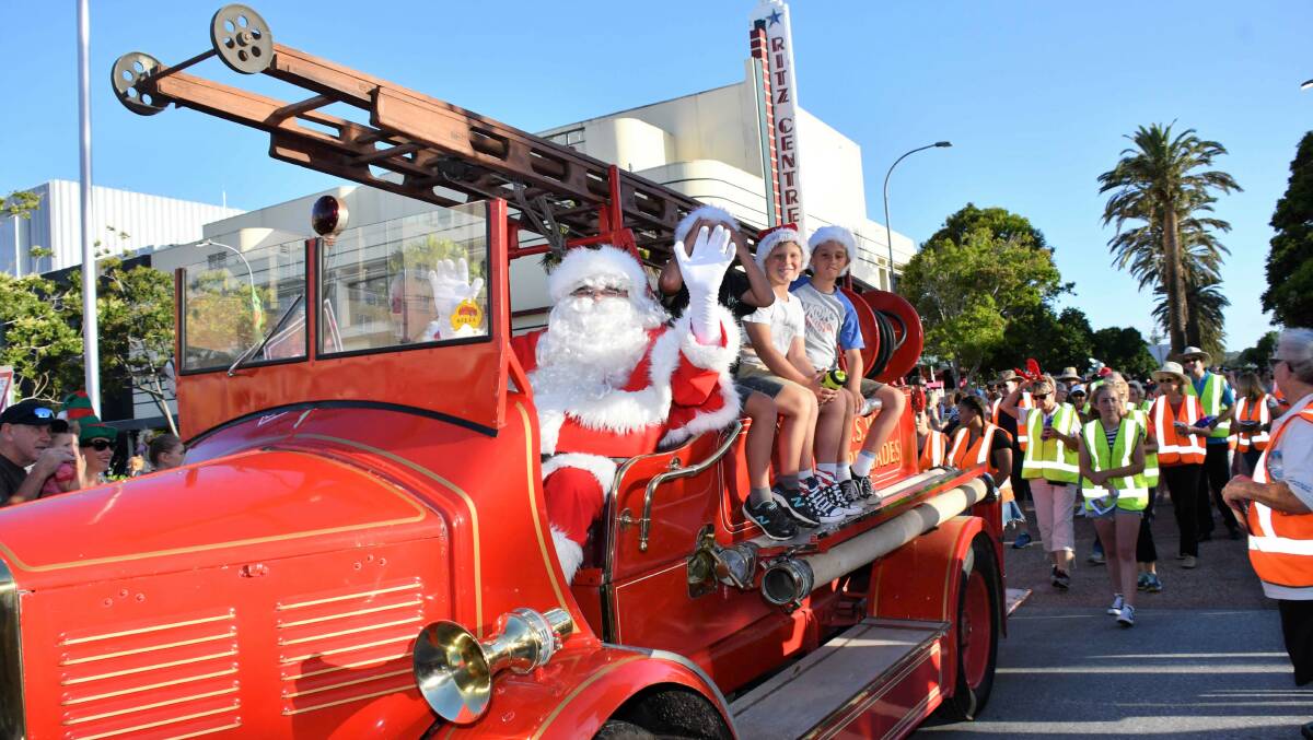 Santa Claus is coming to town for the annual Countdown to Christmas parade.