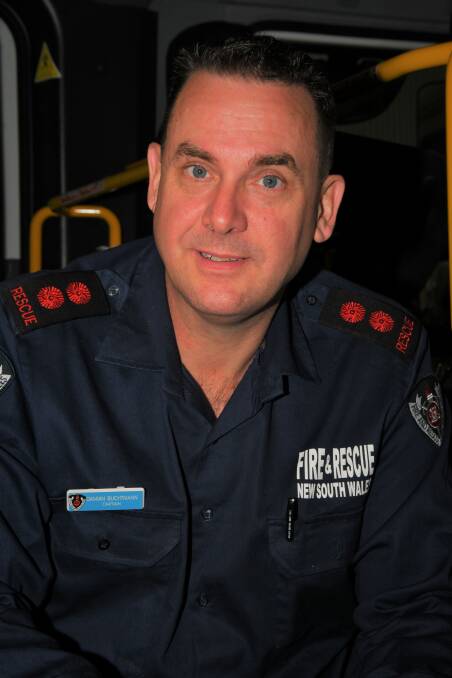 Ready for a new challenge: Firefighter Damian Buchtmann is following in father’s footsteps.