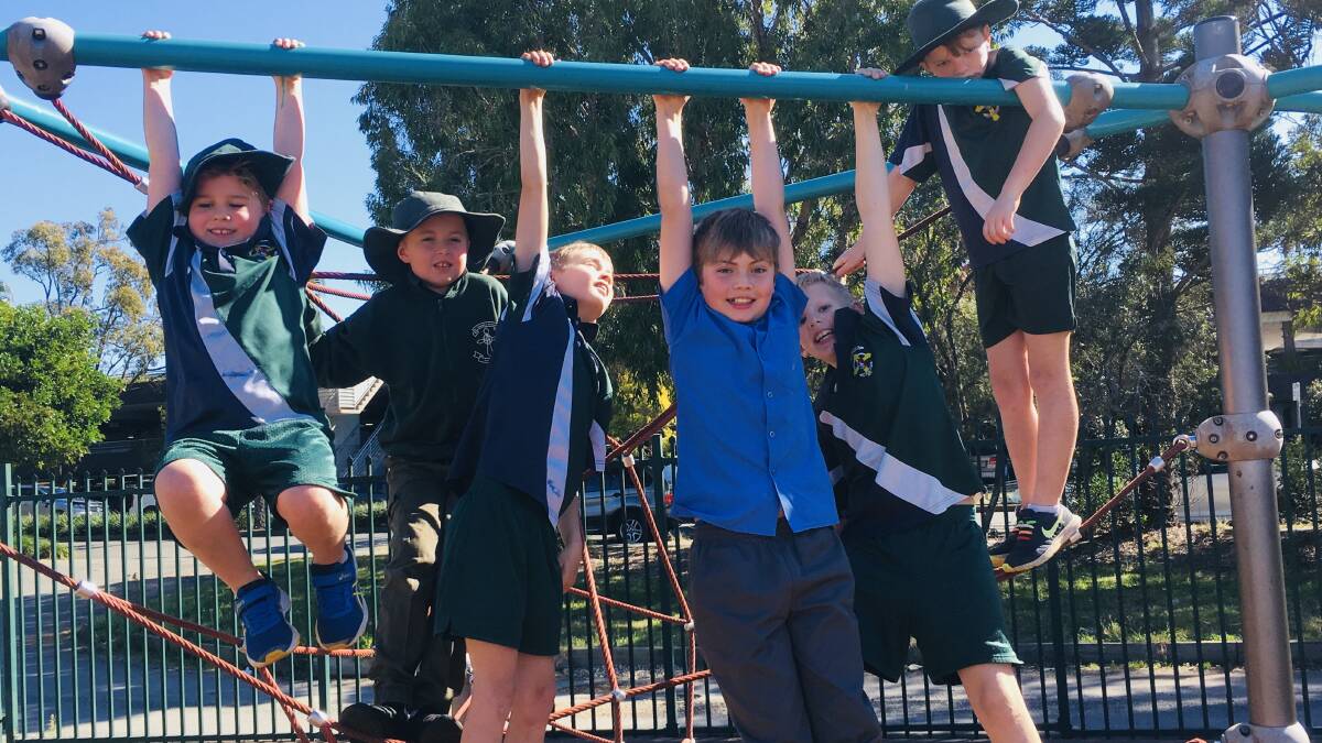 Help our school: Students from the Port Macquarie class are hoping for new facilities in 2019. Photo: supplied