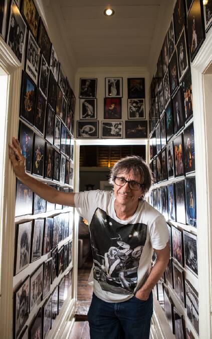 What a collection: Tony Mott has a portfolio featuring photographs of some of the biggest names in music history. Photo: Graham Jepson
