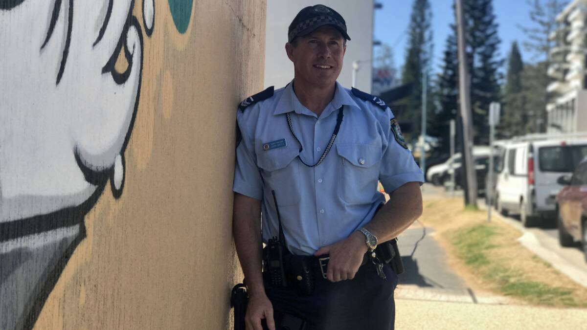 Fulfilling career: Port Macquarie Senior Constable Gary Bates will celebrate 30 years of service for NSW Police on September 18, 2017. Photo: Matt Attard