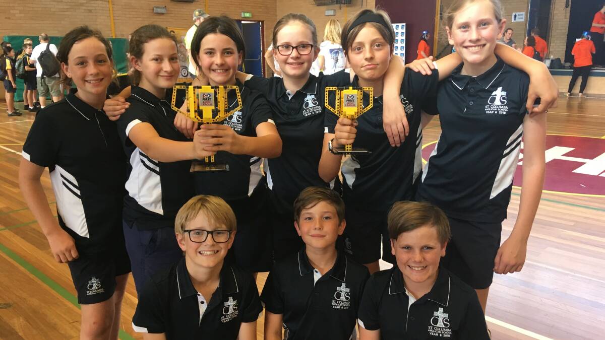SCAS Koalas: The champions of the FIRST LEGO League Robotics Regional Championship at Coffs Harbour.