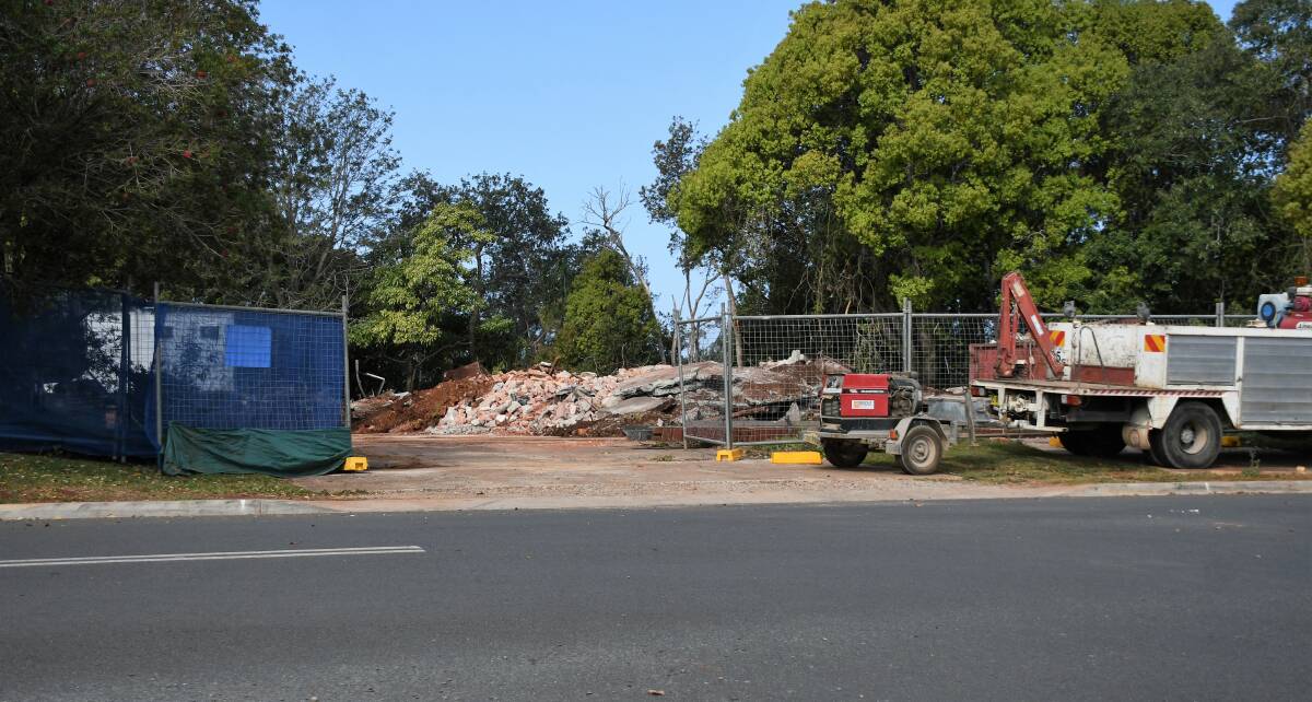 After: The fire station now demolished. Photo: Matt Attard