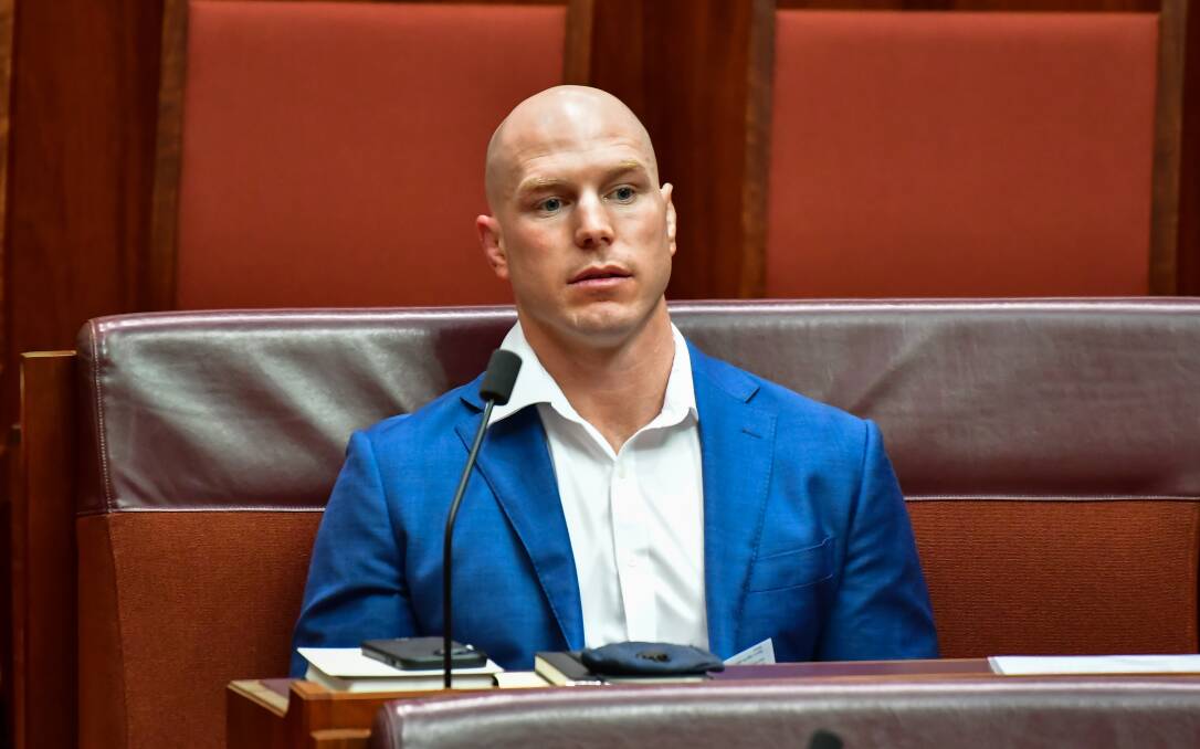 Independent ACT senator David Pocock has confirmed his support for the Payne-Gosling bill. Picture: Elesa Kurtz