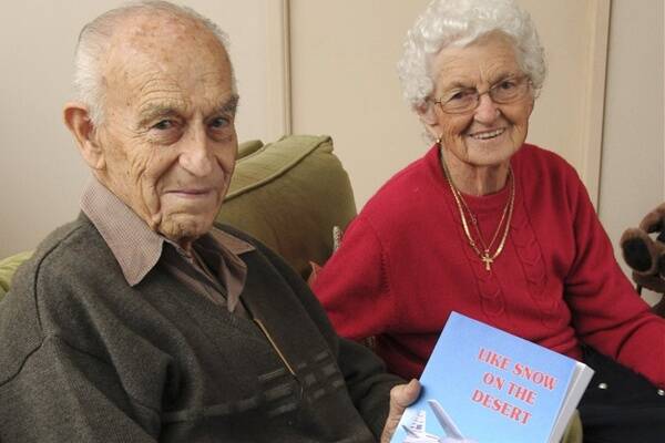Life story: Ron and Lois Walesby ahead of the book launch.