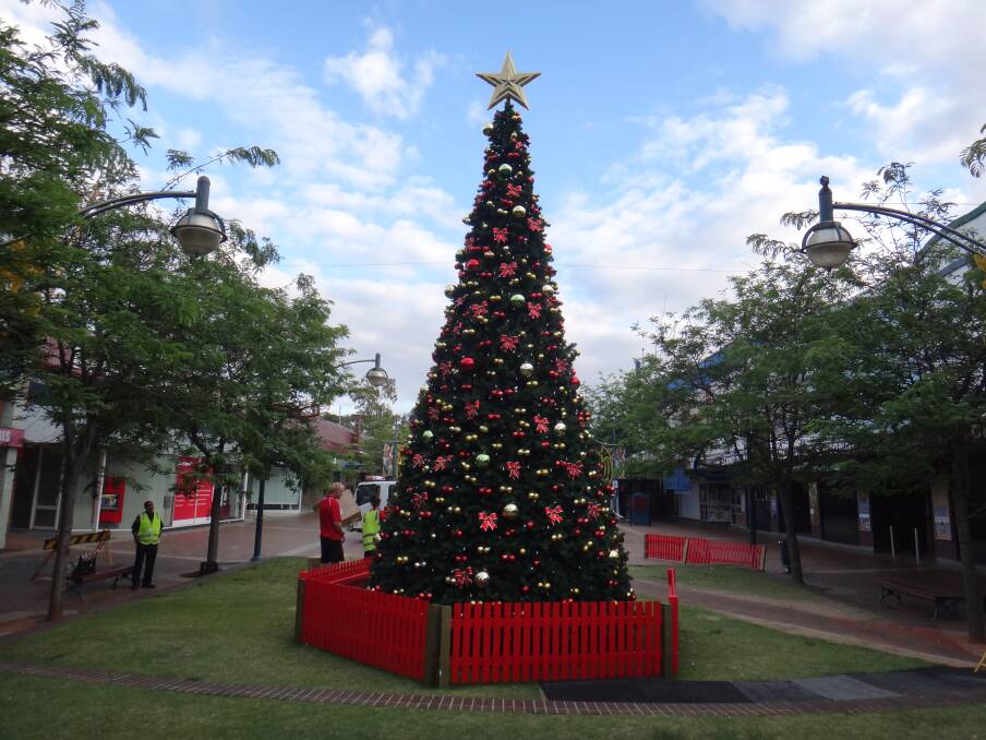 Oh Christmas tree: A similar version of the spectacle that will light up during the Christmas Countdown.