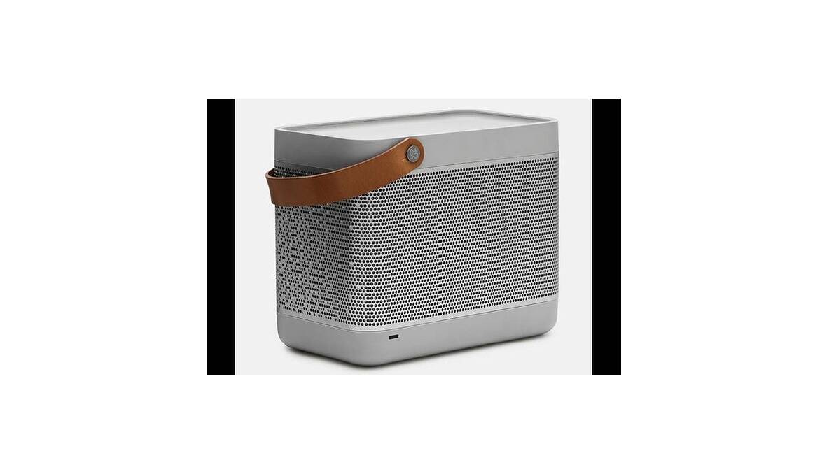 Be music to his ears ... The Beolit 12 is a wireless and portable music system for your digital devices, $990. Available at: http://store.apple.com/au/product/H7355X/A/bang-and-olufsen-beolit-12-airplay-speaker