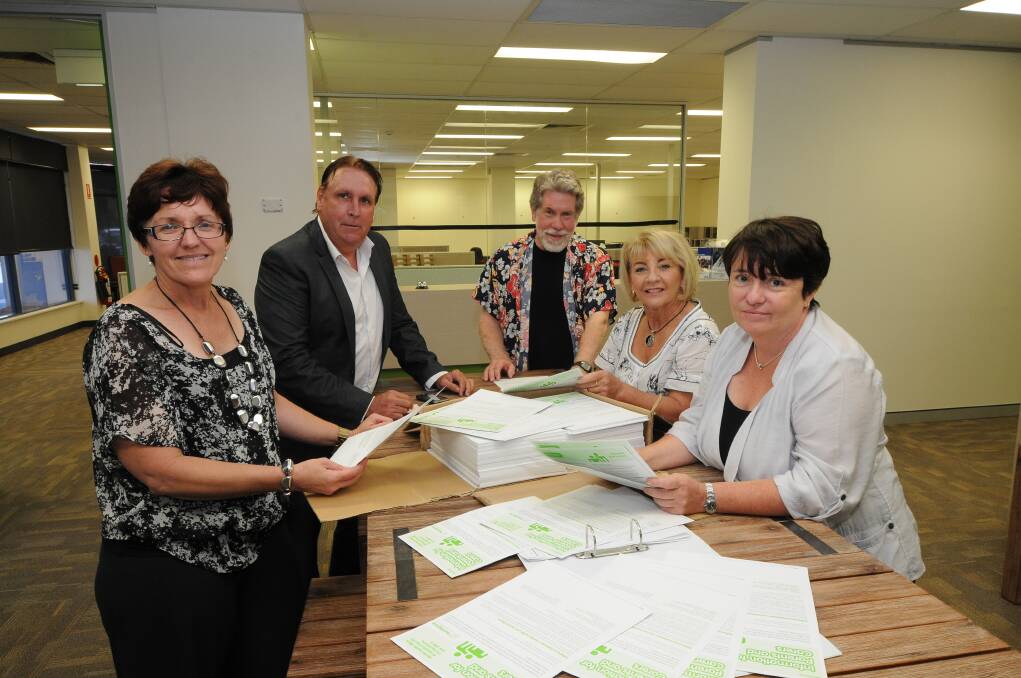 Clear heads: EACH NSW operations manager Jenny Sinclair, business development and strategy manager Dan Roberts, service manager David Allan, individual support coordinator Dorothy Maynard and assistant coordinator Donna Judge are part of the Headspace Port Macquarie team.