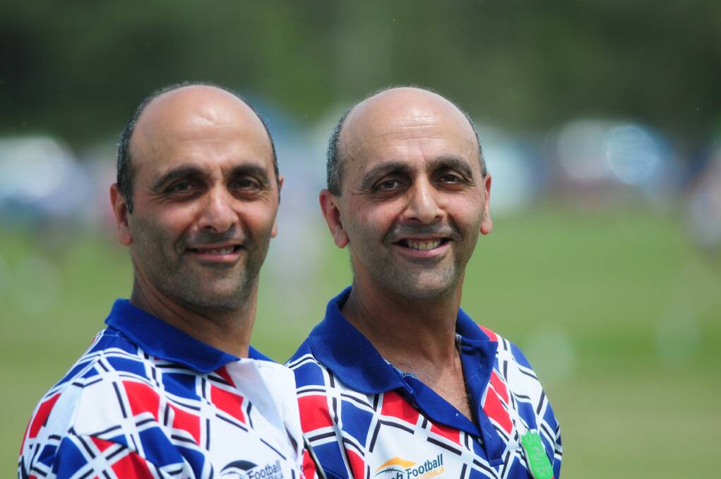 MEET Peter and Paul Khadair, identical twin referees in Port Macquarie for the State Cup.  