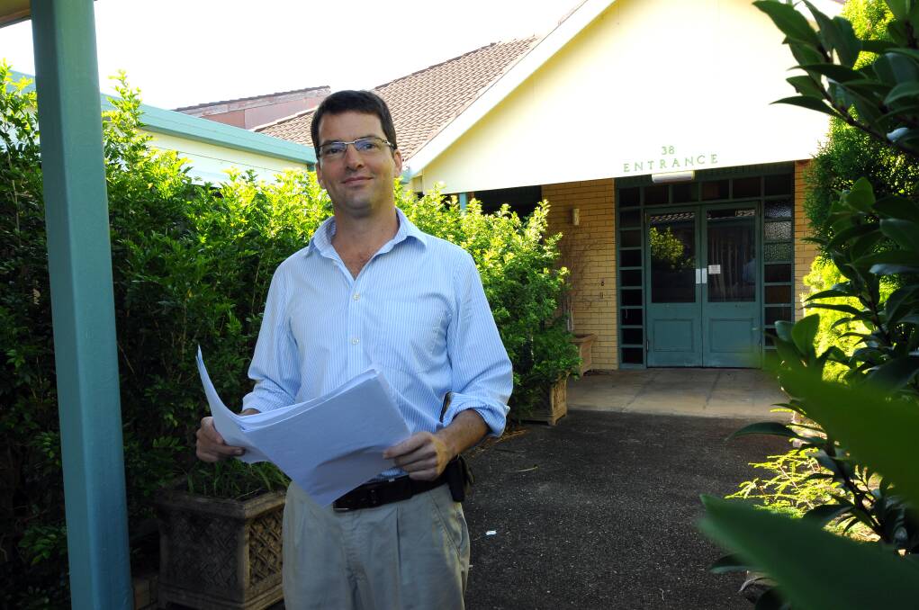 Plan approved: Dr Warwick Yonge looks forward to demolition work starting on the super clinic site.
