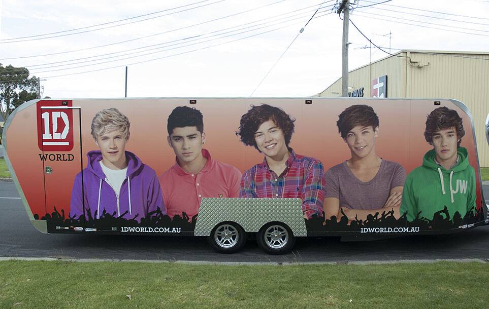 The One Direction bus is coming to Port.