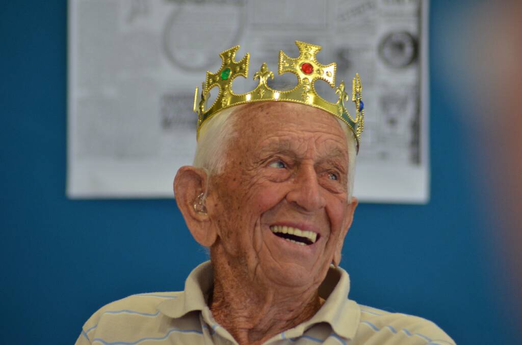Keith Dawson celebrated his 100th birthday with a couple of dances.