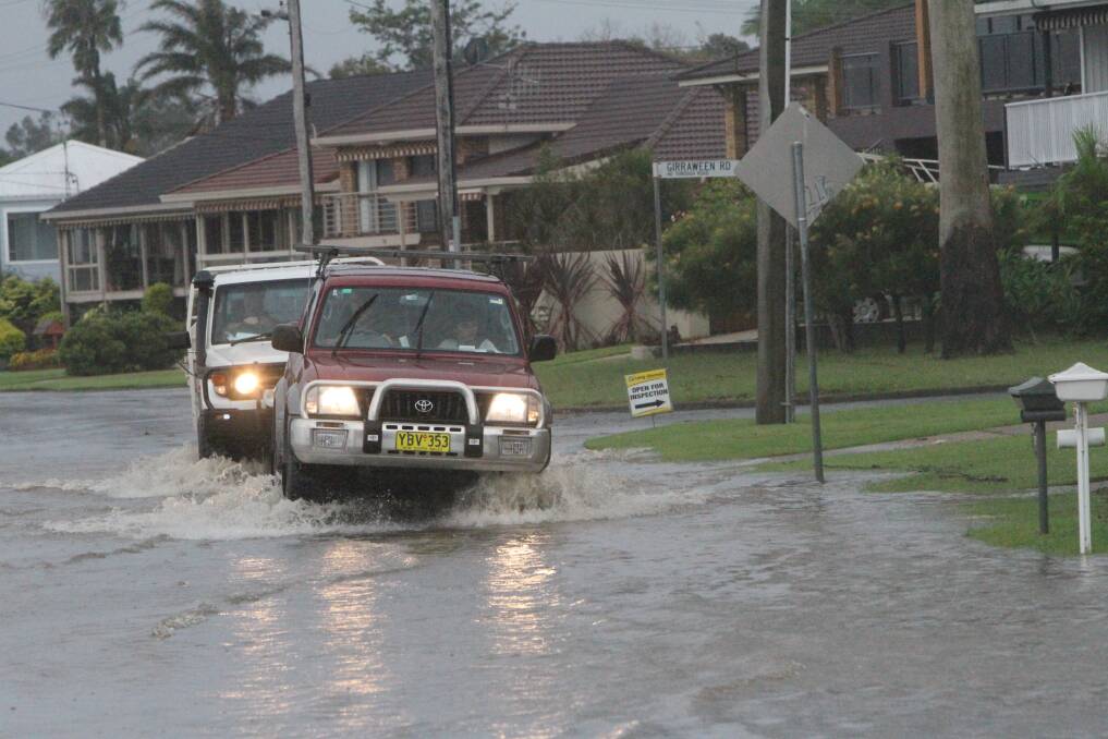 Wet weather continues to play havoc with local traffic.
