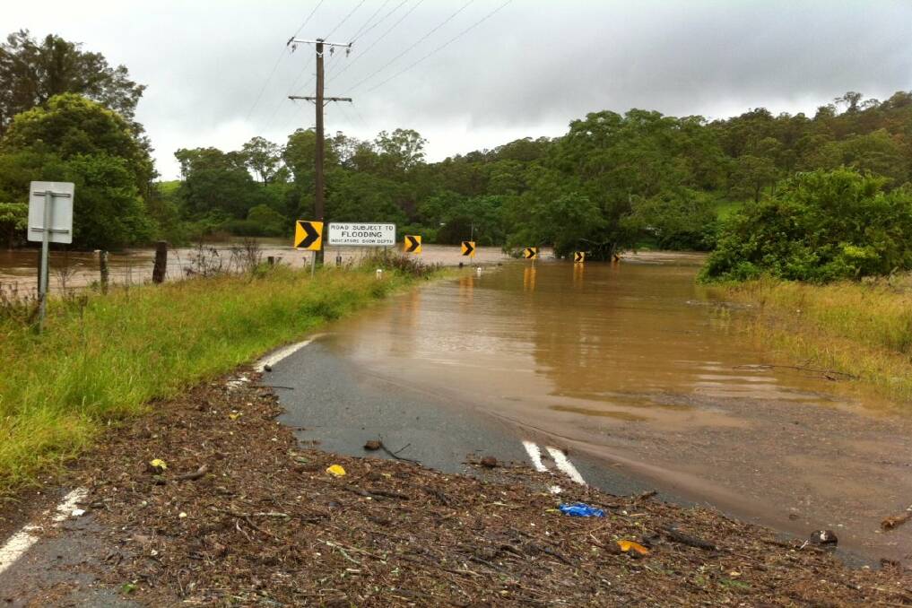 AFTER: Oxley Highway at O'Neills Creek at Long Flat. Pic: LYNELLE FREW