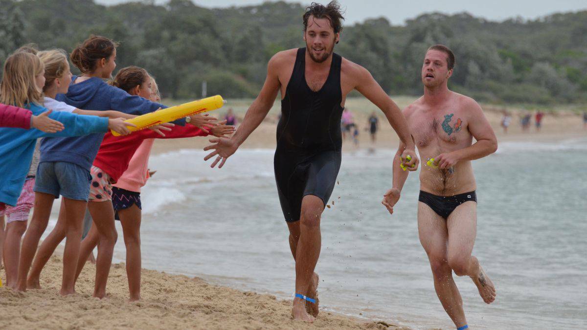 Competitors came from far and wide to participate in the 25th Trial Bay Triathlon. Pic: Macleay Argus