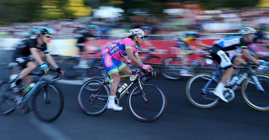 Riders at the People's Choice Classic in Adelaide's East End on Sunday, January 20. Photo: Morne de Klerk/Getty