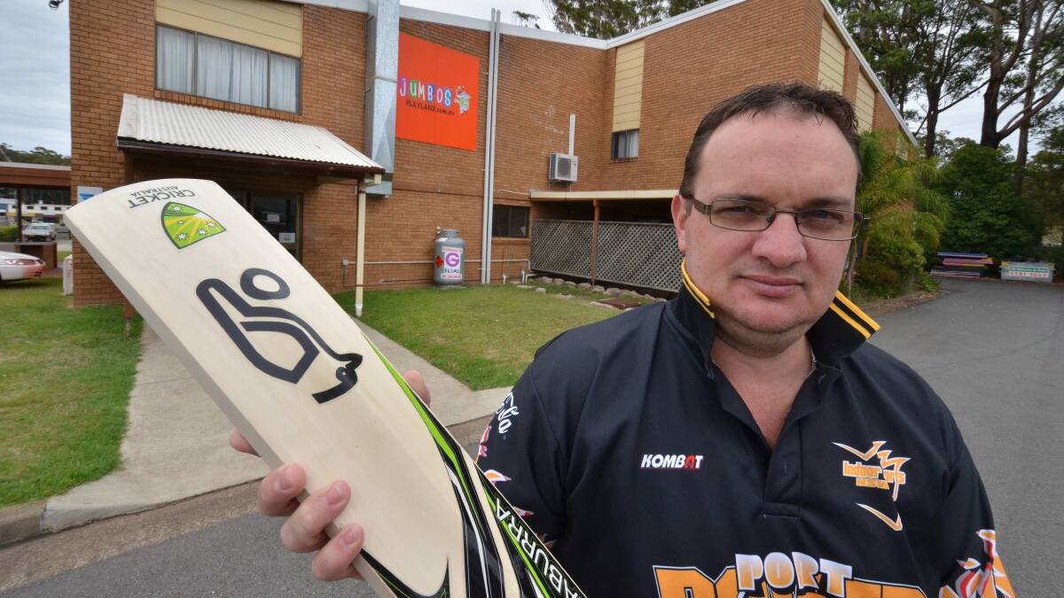 Get it back: Todd Ruttley wants to see indoor cricket back as a force in Port Macquarie.