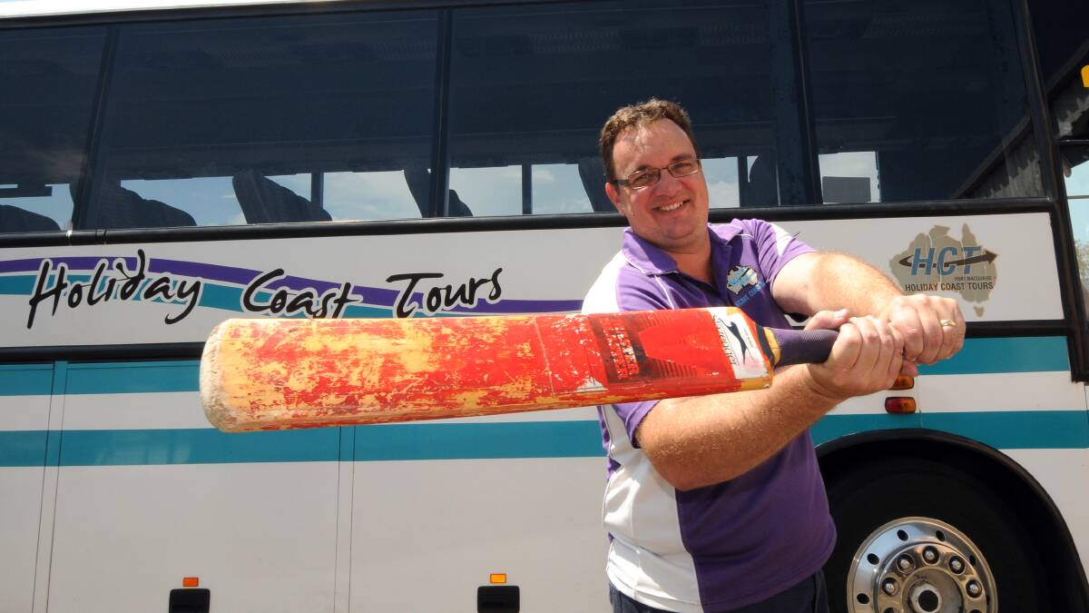 Todd Ruttley will drive the Big Bash bus on January 9. Pic: PETER GLEESON