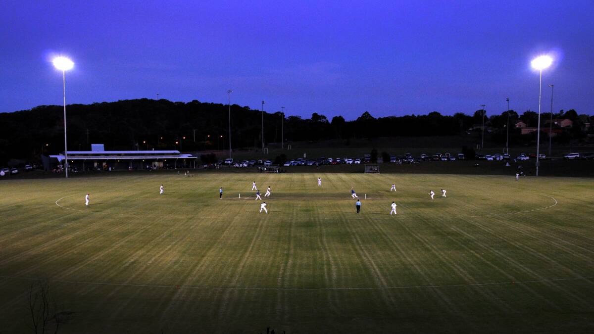 Night cricket came to Port Macquarie in December. Pic: PETER GLEESON