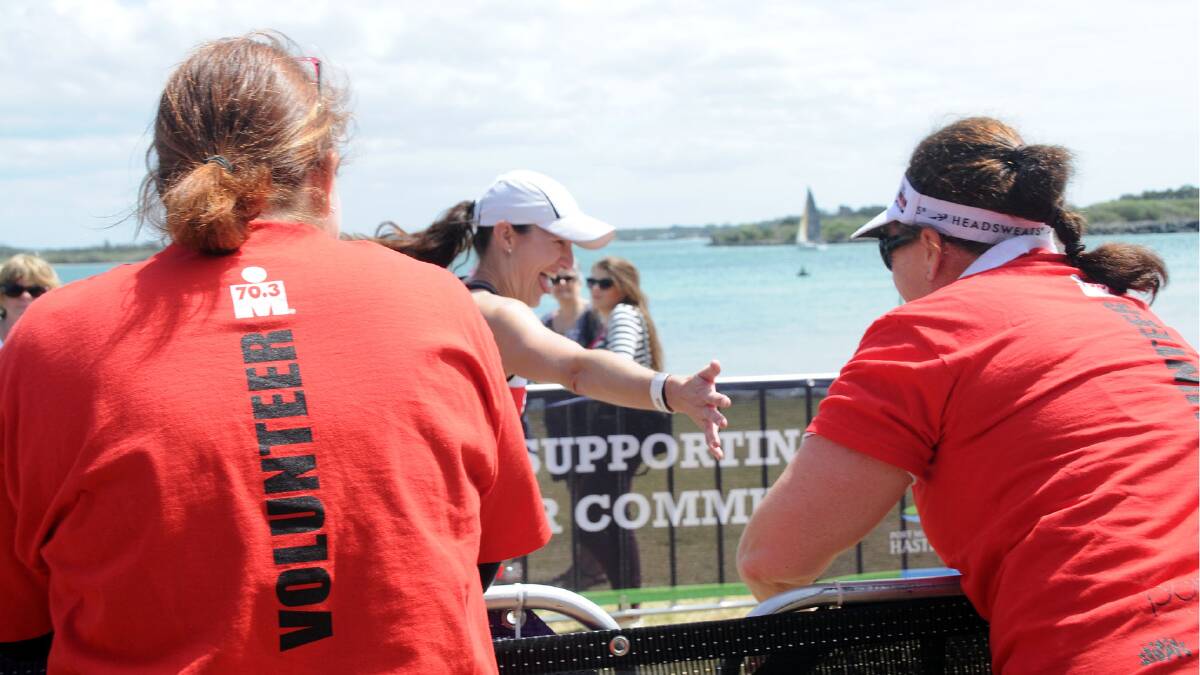 Volunteer's and local's from Ironman 70.3 Port Macquarie