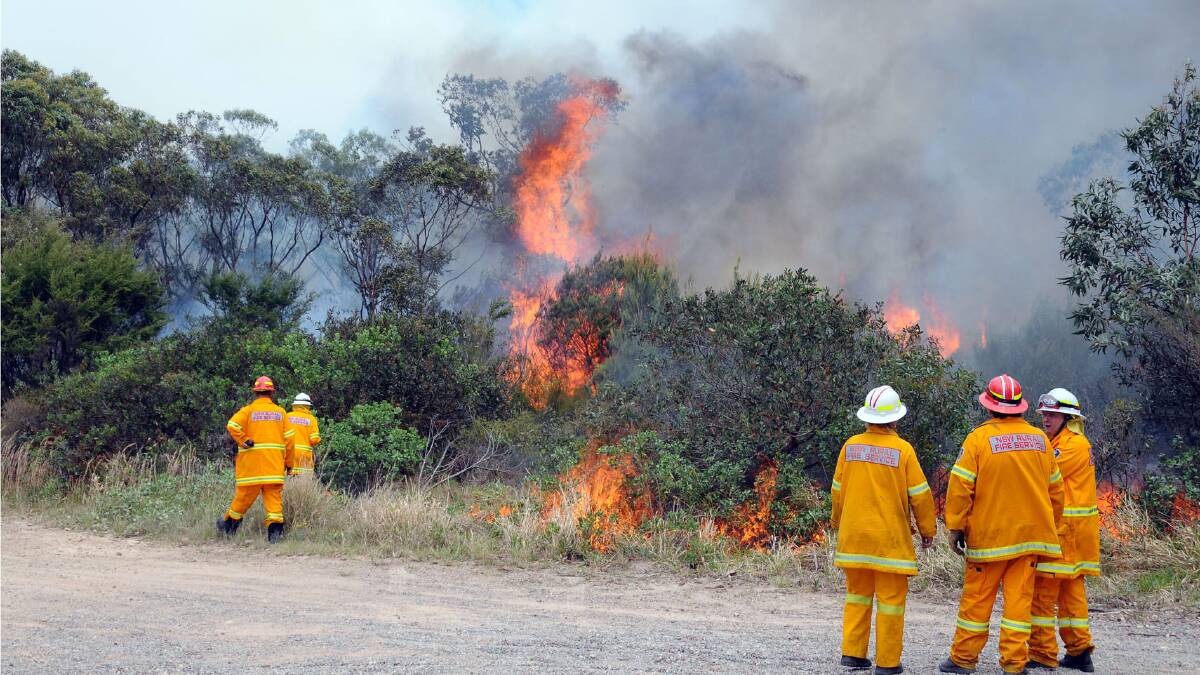 Fires at Dunbogan and Kew. Photo by Peter Gleeson