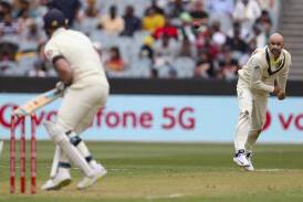 Nathan Lyon and Ben Stokes have resumed battle on the county scene with the Aussie prevailing. (AP PHOTO)