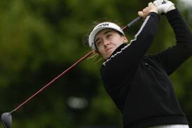 Australian Hannah Green is within sight of a third LPGA Tour win of the year in New Jersey. (AP PHOTO)