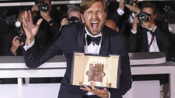 Palme d'Or winner Ruben Ostlund says 99 per cent of his next film will be set on a Boeing 747. (AP PHOTO)