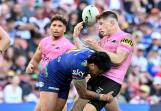 Penrith were left stunned by the Warriors in one of the upsets of the year. (Dave Hunt/AAP PHOTOS)